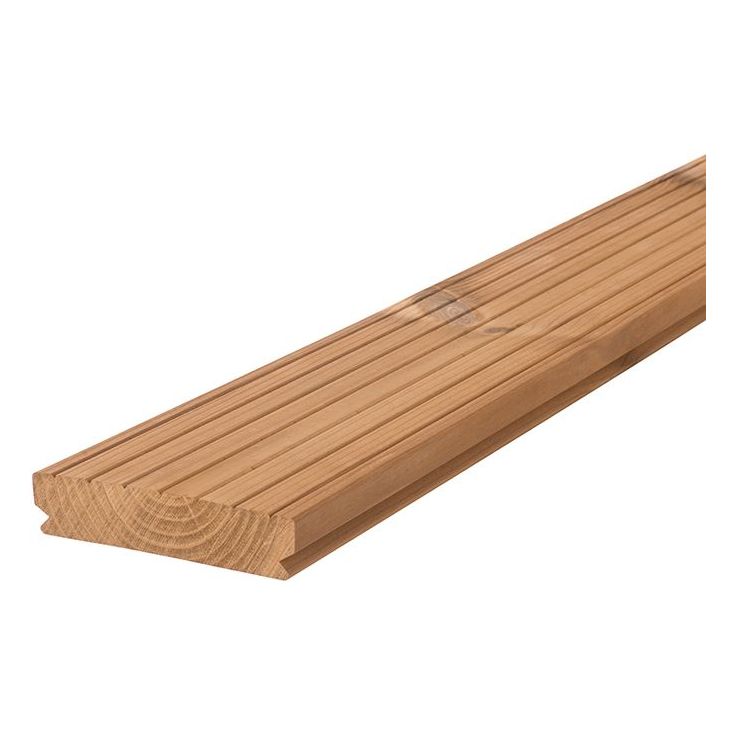 Terassilauta Lunawood ProFix 2 URA SHP, 26x117mm, mänty, Thermo-D lämpökäsitelty