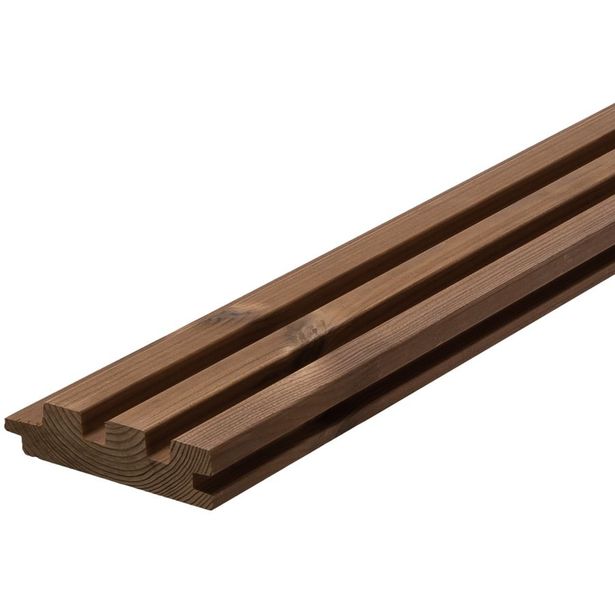 Valeurapaneeli Lunawood TRIO, 26x92mm, mänty, Thermo-D lämpökäsitelty