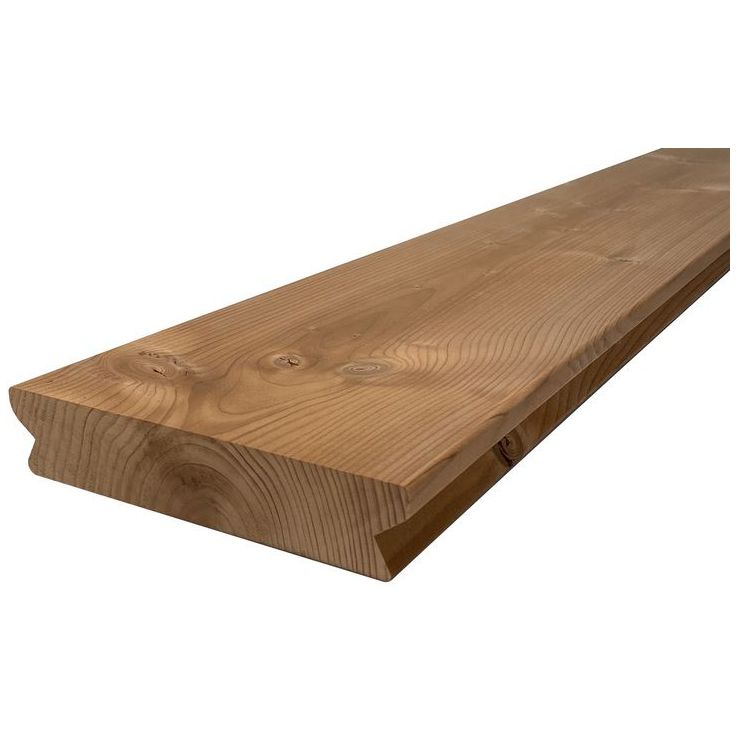 Terassilauta Lunawood Profix 3 SHP, 32x166mm, kuusi, Thermo-D lämpökäsitelty, harjattu