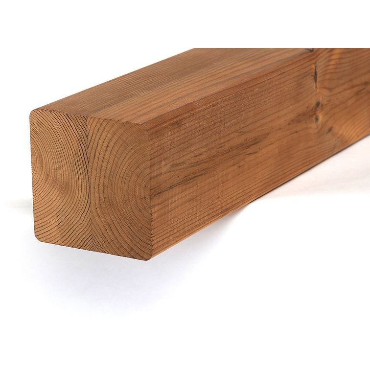 Liimapuutolppa Lunawood, 88x88x3000mm, mänty, Thermo-D lämpökäsitelty, ympärihöylätty