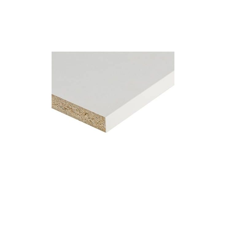 Kalustelevy Koskisen KoskiKant P2, sileä, 16x400x2750mm, 2-siv., valkoinen