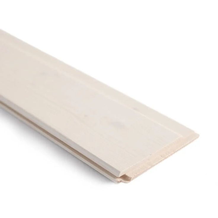 Sisustuspaneeli Jokiwood STP 14x120x3570mm, kuusi, valkolakattu, päätypontattu
