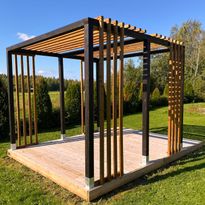 Pergola PatioN°rd Linja, kestopuu, eri kokoja