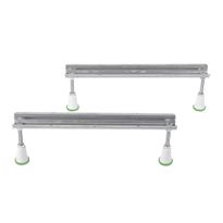 Kylpyammeen jalat Interia, 74,5 cm, 2 kpl