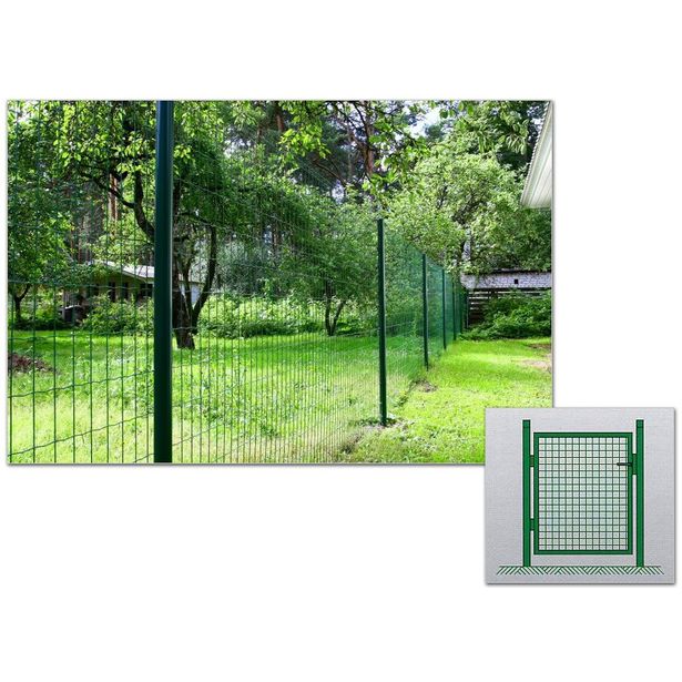 Verkkoaidan käyntiportti, korkeus 100cm, leveys 150cm