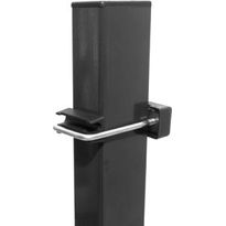 AB Polar nelikulmainen aitatolppa musta 40x60mm, korkeus 230cm
