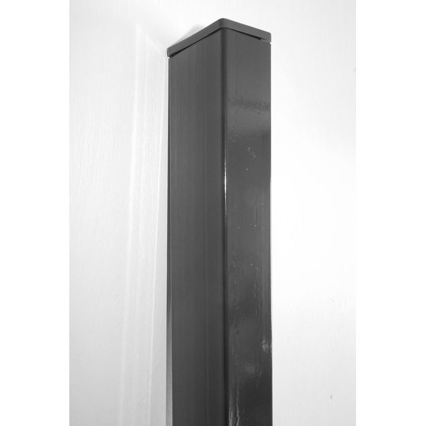 AB Polar nelikulmainen aitatolppa 40x60mm, korkeus 200cm, harmaa