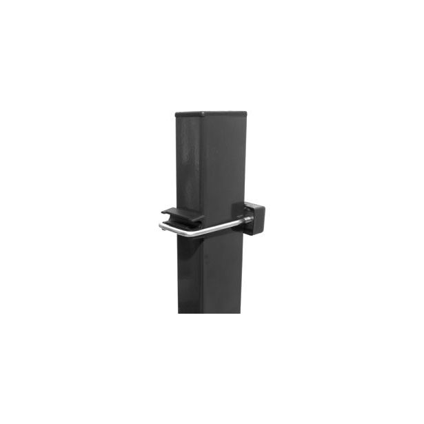 AB Polar nelikulmainen aitatolppa musta 40x60mm, korkeus 250cm