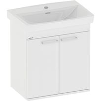 Allaskaappi altaalla Polaria Pro N 600, 55x36 cm, valkoinen