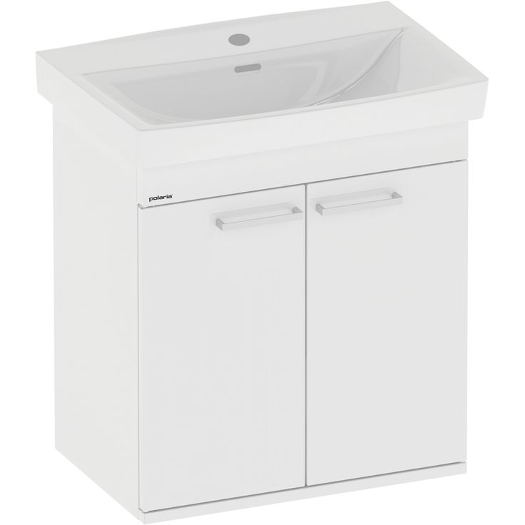 Allaskaappi Polaria Pro N 600, 55x36 cm, valkoinen