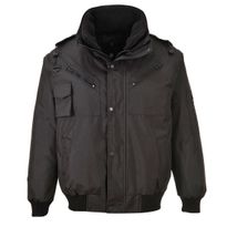 Bombertakki Portwest F465 3-in-1, musta