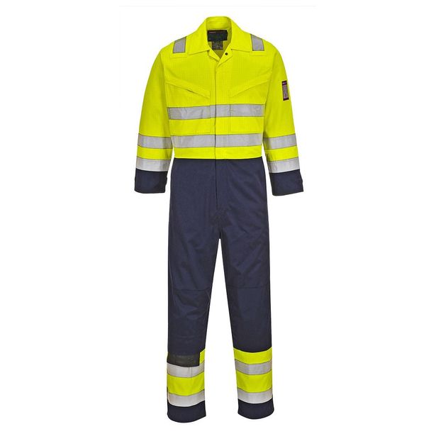 Huomiohaalari Portwest MV28 Modaflame, keltainen/sininen