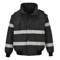 Bombertakki Portwest S435 3-in-1, musta