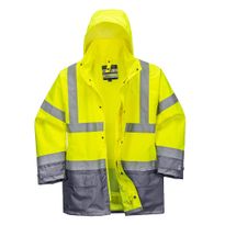 Esimiehen takki Portwest S768 300D, 5-in-1, keltainen/harmaa
