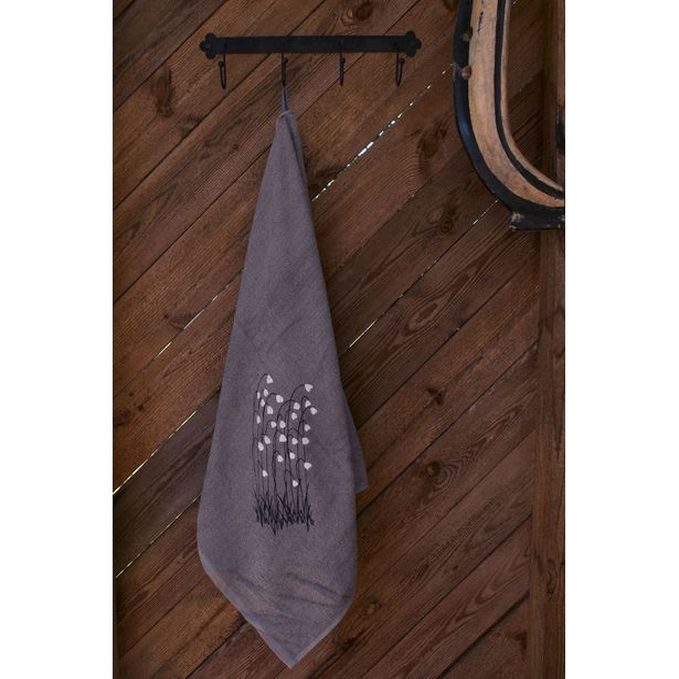 Kylpypyyhe Pikkupuoti Suovilla, 70x140cm, harmaa