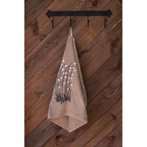 Käsipyyhe Pikkupuoti Suovilla, 50x70cm, beige
