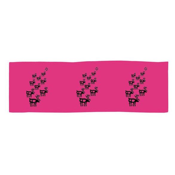 Laudeliina Pikkupuoti Porot Pellava, 45x145cm, fuksia