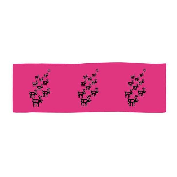 Laudeliina Pikkupuoti Porot Pellava, 45x145cm, fuksia