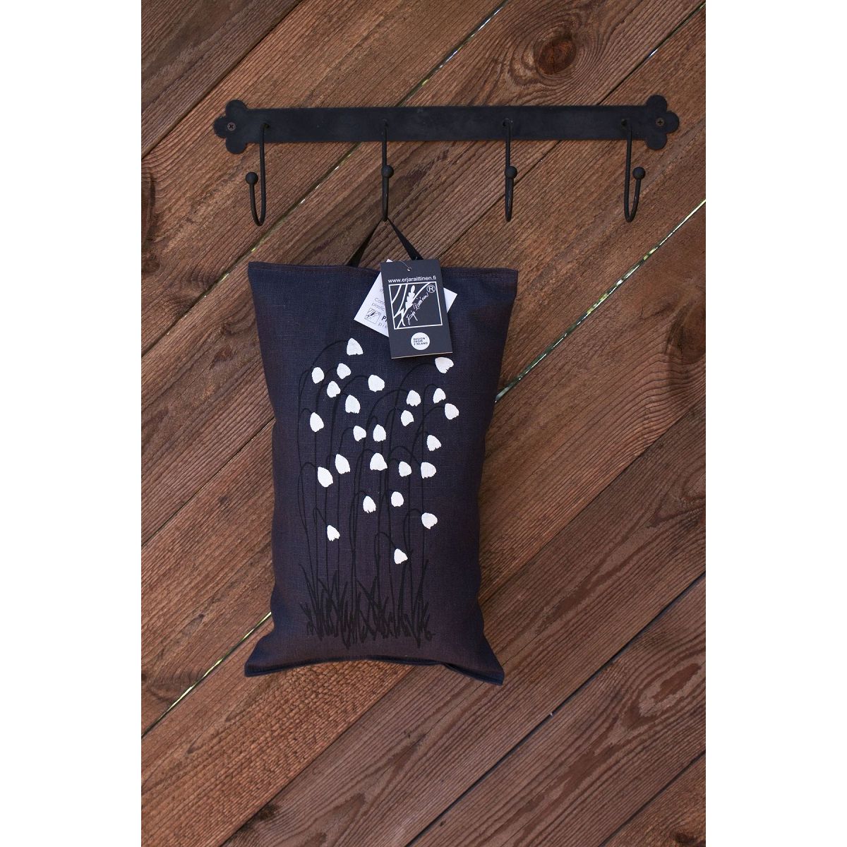 Saunatyyny Pikkupuoti Suovilla Pellava, 20x37cm, harmaa