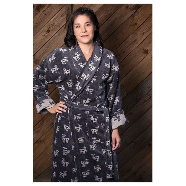 Kylpytakki Pikkupuoti, 3XL, harmaa
