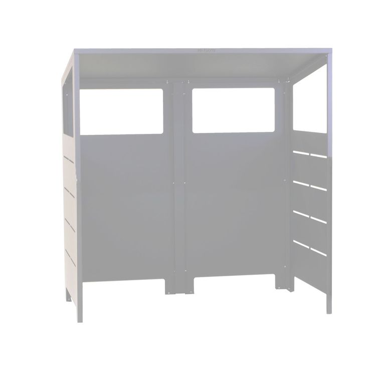 Jätekatos PP-Tuote, sinkitty, 770l