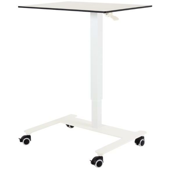Säädettävä pulpetti PP-Tuote Smart, pyörillä