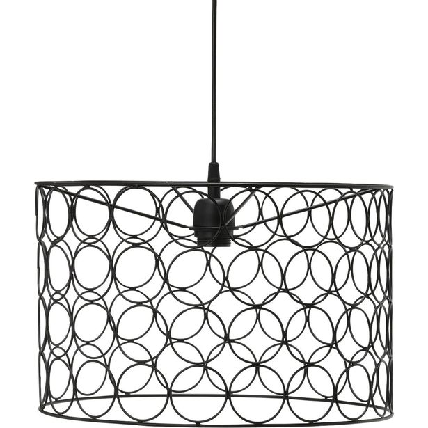 Kattovalaisin PR Home Ring, Ø 400 x 260 mm, mattamusta