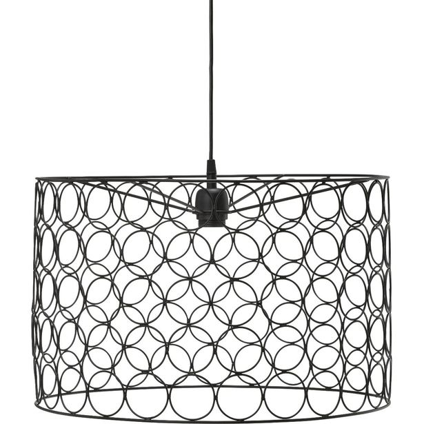 Kattovalaisin PR Home Ring, Ø 500 x 320 mm, mattamusta