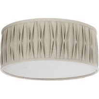 Plafondi PR Home Stygn Plissé, Ø 450 x 180 mm, Natur