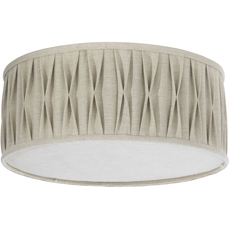 Plafondi PR Home Stygn Plissé, Ø 450 x 180 mm, Natur