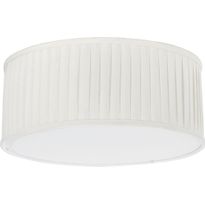 Plafondi PR Home Plissé, Ø 450 x 180 mm, luonnonvalkoinen