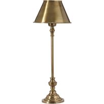 Pöytävalaisin PR Home Andrea, 55cm, metallivarjostin, antiikkimessinki