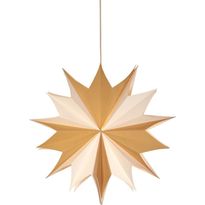 Adventtitähti PR Home Bellatrix, Ø60cm, valkoinen/natural
