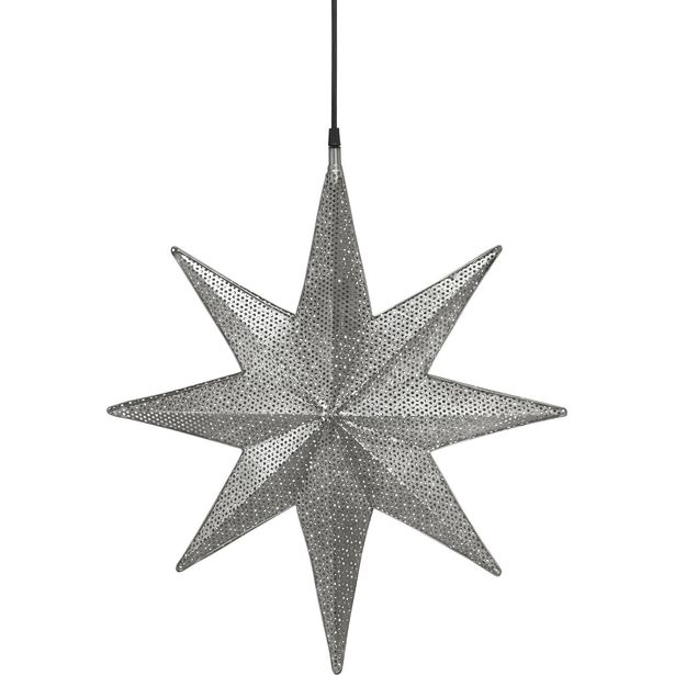 Adventtitähti PR Home Capella, E14, 40cm, hopea