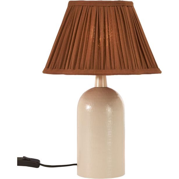 Pöytävalaisin PR Home Riley, 37cm, beige/ruskea