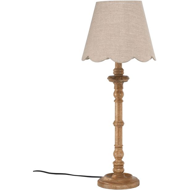 Pöytävalaisin PR Home Joy, 66cm, ruskea/pellava