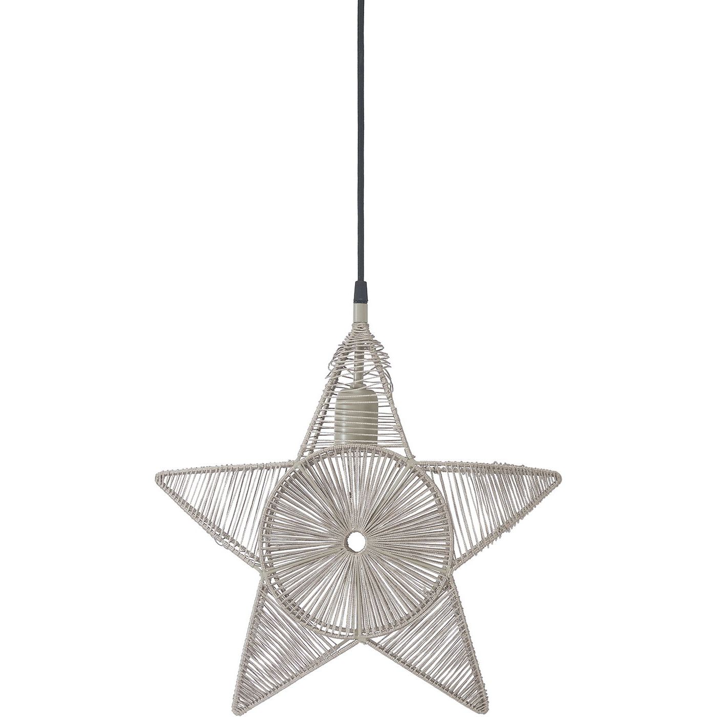 Adventtitähti PR Home Regina, Ø40cm, beige