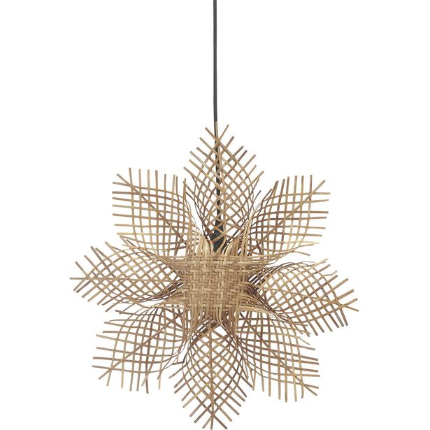 Adventtitähti PR Home Carol, Ø46cm, natural