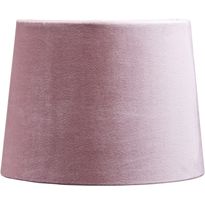 Varjostin PR Home Sofia, samettivarjostin, Ø250/220x180mm, vaaleanpunainen