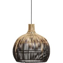 Riippuvalaisin PR Home Martha, Ø38.5cm, natur/musta