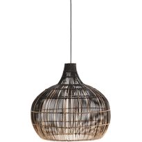Riippuvalaisin PR Home Martha, Ø50cm, natur/musta