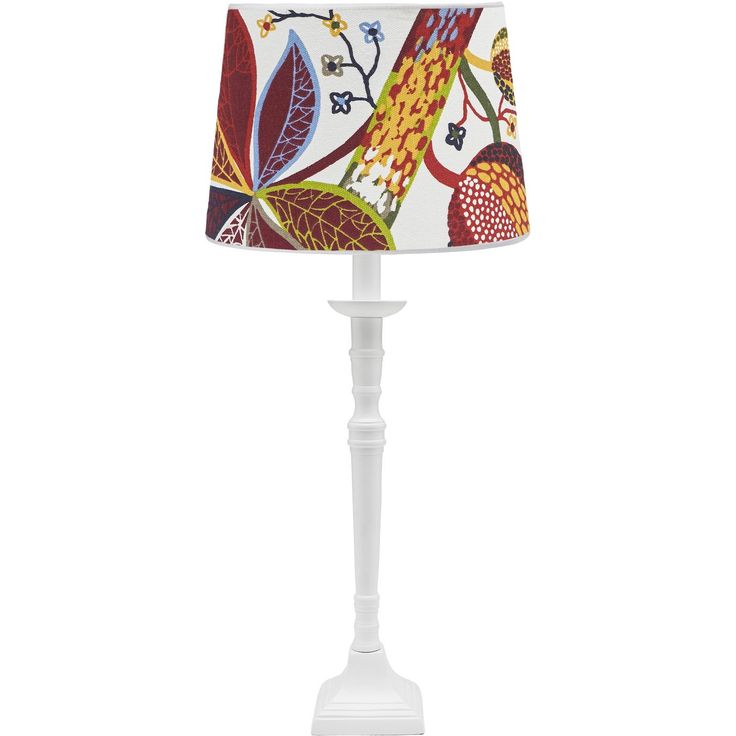 Pöytävalaisin PR Home Salong, 69cm, valkoinen/moniväri