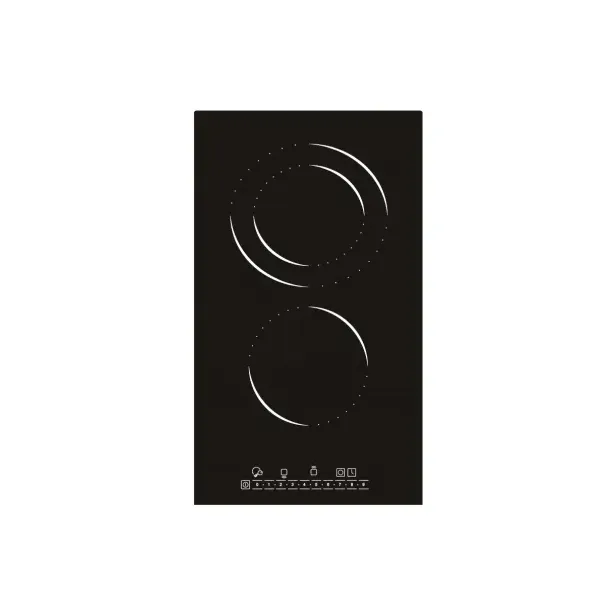 Keraaminen liesitaso Schlosser PR302B1, 30cm, musta