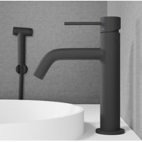 Pesuallashana Scandtap Voyage Medium B Coal, bideesuihkulla, musta