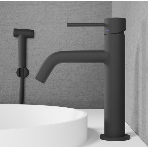 Pesuallashana Scandtap Voyage Medium B Coal, bideesuihkulla, musta