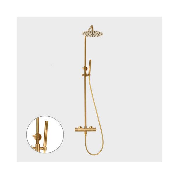 Kattosuihkusetti termostaattihanalla Scandtap Steel Pleasure 2 Sand