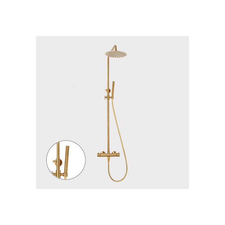 Kattosuihkusetti termostaattihanalla Scandtap Steel Pleasure 2 Sand