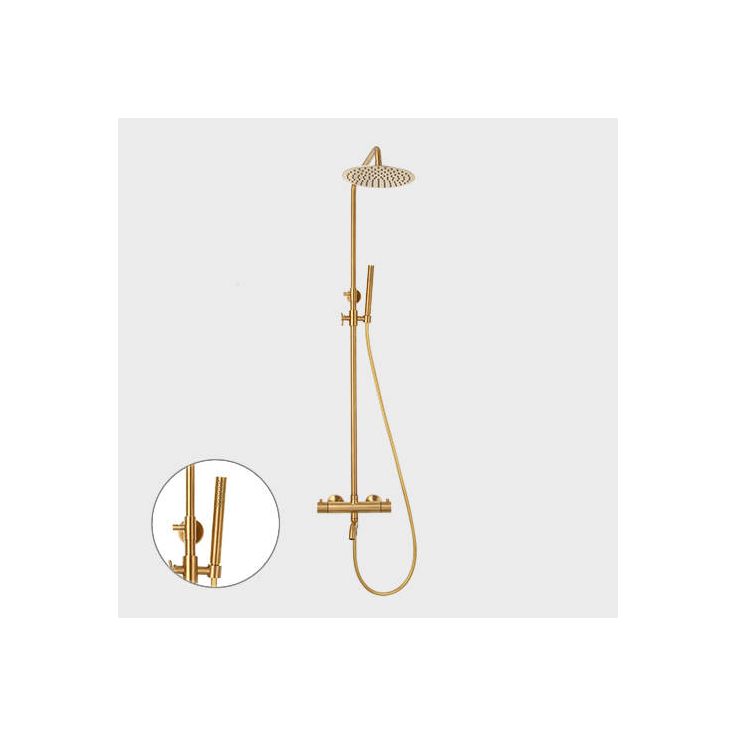 Kattosuihkusetti termostaattihanalla Scandtap Steel Pleasure 3 Sand