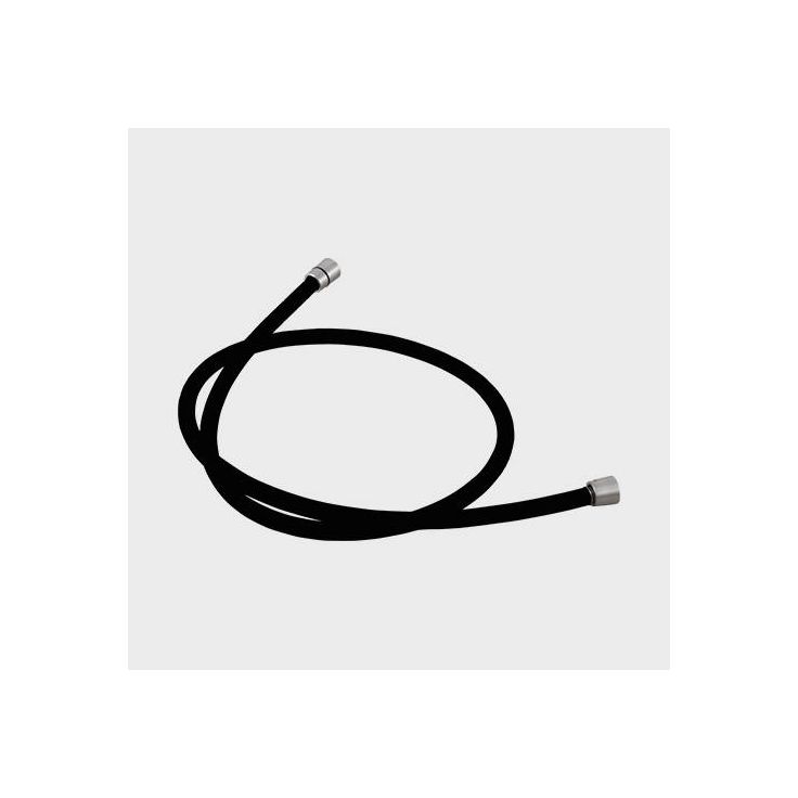 Suihkuletku Scandtap, Steel Expression, 1,5m, PVC, musta