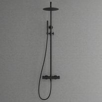Sadesuihkusetti Scandtap Pleasure 2 Black, termostaattihanalla, musta